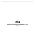 Samenvatting IBSR Hoofdzaken van het bestuursrecht