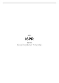 Samenvattingen ISPR Elementair Formeel Strafrecht (Inleiding Strafprocesrecht)