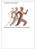 BTEC APPLIED SCIENCE UNIT 8A MUSCULOSKELETAL DISORDER P1 FULL ASSIGNMENT 2022 (DISTINCTION STAR) (NEW) 
