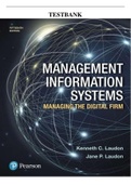 Exam (elaborations) Managing the Digital Firm  Management Information Systems, ISBN: 9780134639710