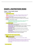NR 228 Exam 1 Nutrition ROKS NEW 2022