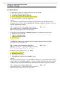 Chapter 26: Recording Information Test Bank—Nursing (GRADED A) Questions and Answer solutions