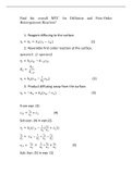 Exam (elaborations) Mass Transfer  Diffusion, ISBN: 9780521564779