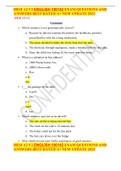 HESI A2 V2 ENGLISH 100142 EXAM QUESTIONS AND ANSWERS BEST RATED A+ NEW UPDATE 2022