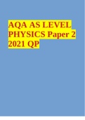 AQA AS LEVEL PHYSICS Paper 2 2021 QP