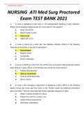 Exam (elaborations) NURSING ATI ATI ATI Med Surg Proctored Exam 2021