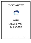 DSC1520 NOTES WITH SOLVED PAST QUESTIONS 2022