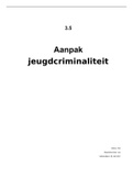 Verslag aanpak jeugdcriminaliteit