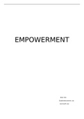 Verslag empowerment