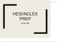 HESI NCLEX RN EXAM PREP | NUR 485
