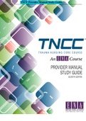 TNCC Provider Manual Study Guide &bull; 7th Edition
