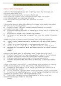 NR442 / NR 442 Community Health Nursing Exam 1 - Latest updated Questions & Answers