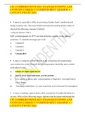 ATI COMREHENSIVE 6521 EXAM QUESTIONS AND ANSWERS CORRECT&sol;VERIFIED BEST GRADED A &plus; LATEST UPDATE 2022
