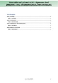 Complete samenvatting &lpar;jurisprudentie&comma; kennisclips en boek&rpar; internationaal privaatrecht algemeen deel