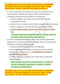 NURSING 402 ATI Test B EXAM QUESTIONS & ANSWERS SATISFACTION GUARANTEED SUCCESS  BEST EXAM SOLUTION  LATEST UPDTED 2021&sol;2022 RATED A&plus;