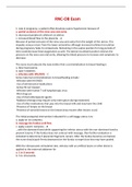 RNC-OB Exam - Questions&comma; Answers and Explanations