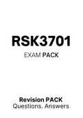 RSK3701 - EXAM PACK &lpar;2022&rpar;