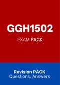 GGH1502 - EXAM PACK (2022)