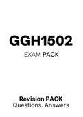 GGH1502 - EXAM PACK (2022)