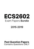 ECS2602 - Exam Questions Papers (2015-2019)