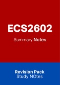 ECS2602 - Notes for Macroeconomics (Summary)