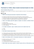 Final Exam for&colon; IS-200&period;c&colon; Basic Incident Command System for Initial