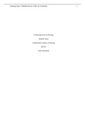 NR103 Week 5 RUA Assignment&semi; Prioritizing Time in Nursing - PRIORITIZATION