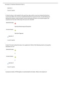 Nursing 1172 Nutrition Rasmussen Exam 2 Questions&sol;Answers 100&percnt;