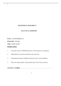 Analytical chemistry II