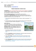 SCIENCE 101_ CARBON CYCLE GIZMO (Complete and Full Answers to Questions from Activities A, B, and C) Graded A