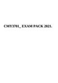 CMY3701 - The Explanation Of Crime EXAM PACK 2021.