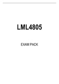 LML4805 EXAM PACK 2022