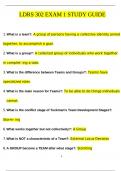LDRS 302 EXAM 1 STUDY GUIDE QUESTIONS AND ANSWERS &lpar;2024&sol;2025&rpar; &lpar;VERIFIED ANSWERS&rpar;