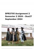 DPR3705 Assignment 2 &lpar;COMPLETE ANSWERS&rpar; Semester 2 2024 - DUE 27 September 2024 &semi; 100&percnt; TRUSTED Complete&comma; trusted solutions and explanations&period;