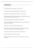 CAPR 60-1 questions with 100&percnt; correct answers graded A&plus;