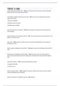 TEST 2 OB Questions And Answers 
