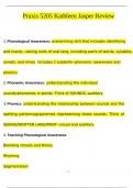 Praxis 5205 Kathleen Jasper QUESTIONS AND ANSWERS &lpar;2024&sol;2025&rpar; &lpar;VERIFIED ANSWERS&rpar;