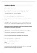 Pediatric Pulmonology Questions And Answers 