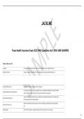    Texas Health Insurance Exam 2023 With Questions And 100&percnt; SURE ANSWERS