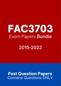 FAC3703 - Exam Questions PACK (2015-2022)