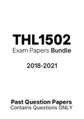 THL1502 - Previous exam Questions (2018-2021)