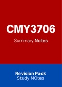 CMY3706 - Summarised Notes