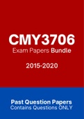 CMY3706 - Exam Questions PACK (2015-2020)