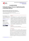Pathophysiology of Graves&rsquo; Ophthalmopathy&colon; A Literature Review