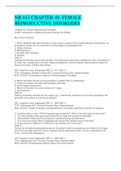 NR 443 CHAPTER 49&colon; FEMALE  REPRODUCTIVE DISORDERS
