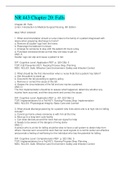 NR 443 Chapter 20&colon; Falls
