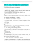 NR 443 CHAPTER 52&colon; SKIN DISORDERS