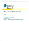 Pearson Edexcel GCSE In Persian &lpar;1PN0&rpar; Paper 3H Reading and understanding in Persian Mark Scheme &lpar;Results&rpar; Summer 2024