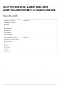 JAMF PRO 100 EXAM LATEST 2024-2025 QUESTIOS AND CORRECT ANSWERS&vert;AGRADE