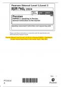 Bundle&colon;Pearson Edexcel Level 1&sol;Level 2 GCSE &lpar;9&ndash;1&rpar; PERSIAN &vert;Foundation Tier&vert;QP and MS&vert;2024